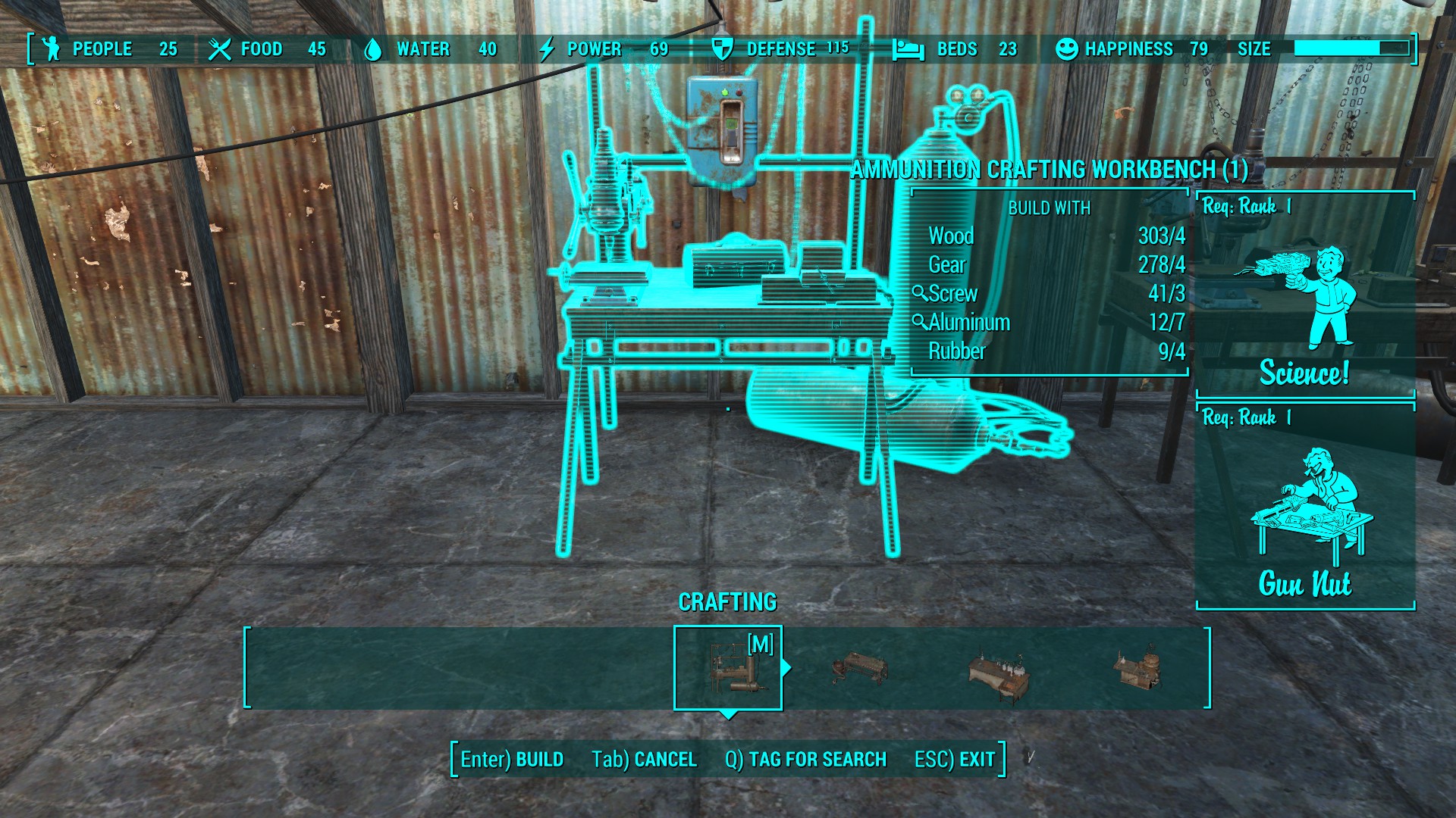 Fallout 4 ammunition workbench
